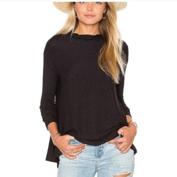 We The Free Sweaters - 🧭We The Free/Free People Black Keyhole In Back Top